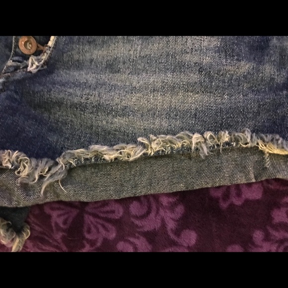 Free People Jillian Blue Shorts - Picture 5 of 8